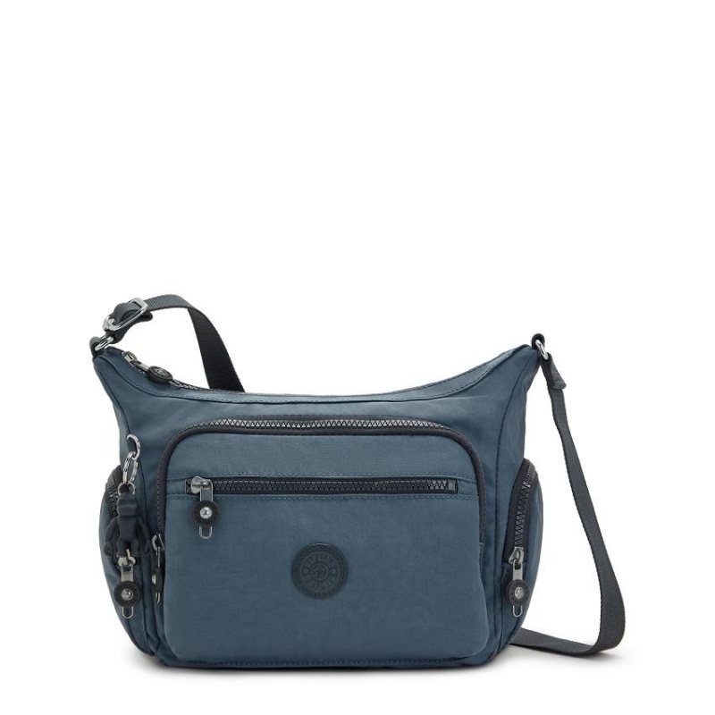 Navy Grey Kipling Gabbie Small Crossbody Bags | UAE-K1590I