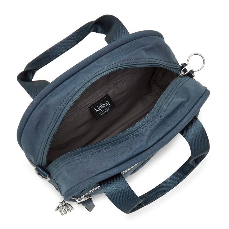 Navy Grey Kipling Hadya Shoulder Bags | UAE-K1972M