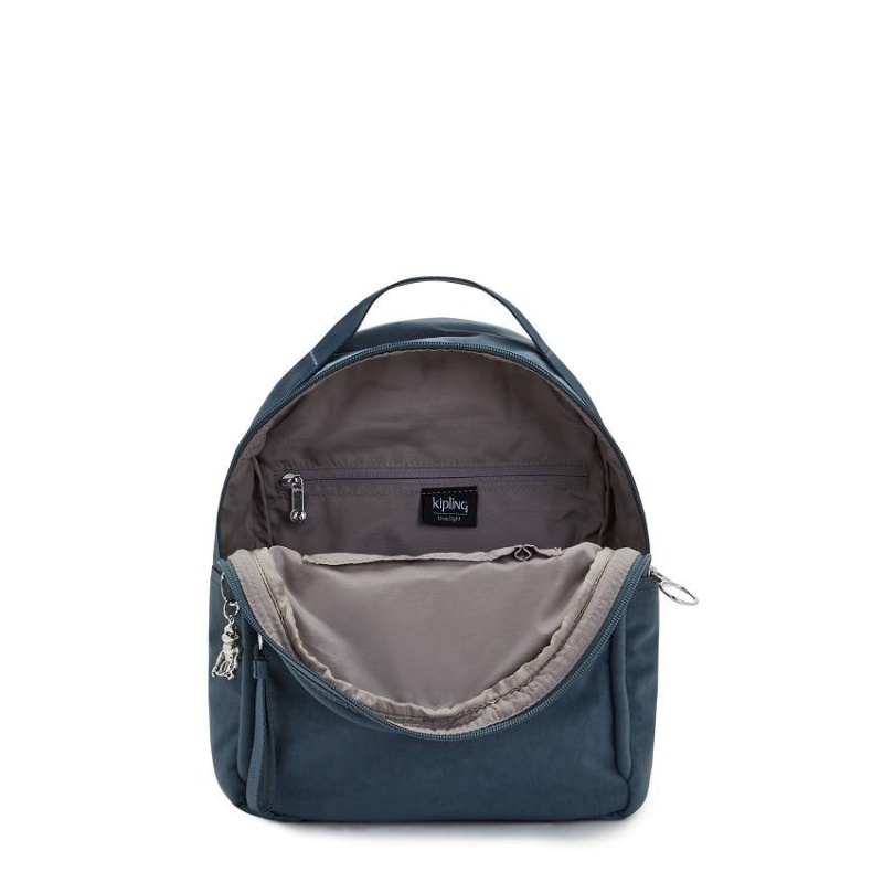 Navy Grey Kipling Kae Travel Backpacks | UAE-K1448M