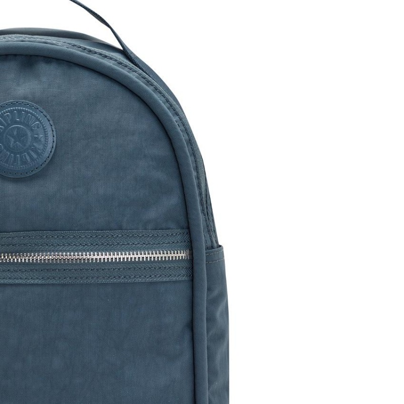 Navy Grey Kipling Kae Travel Backpacks | UAE-K1448M