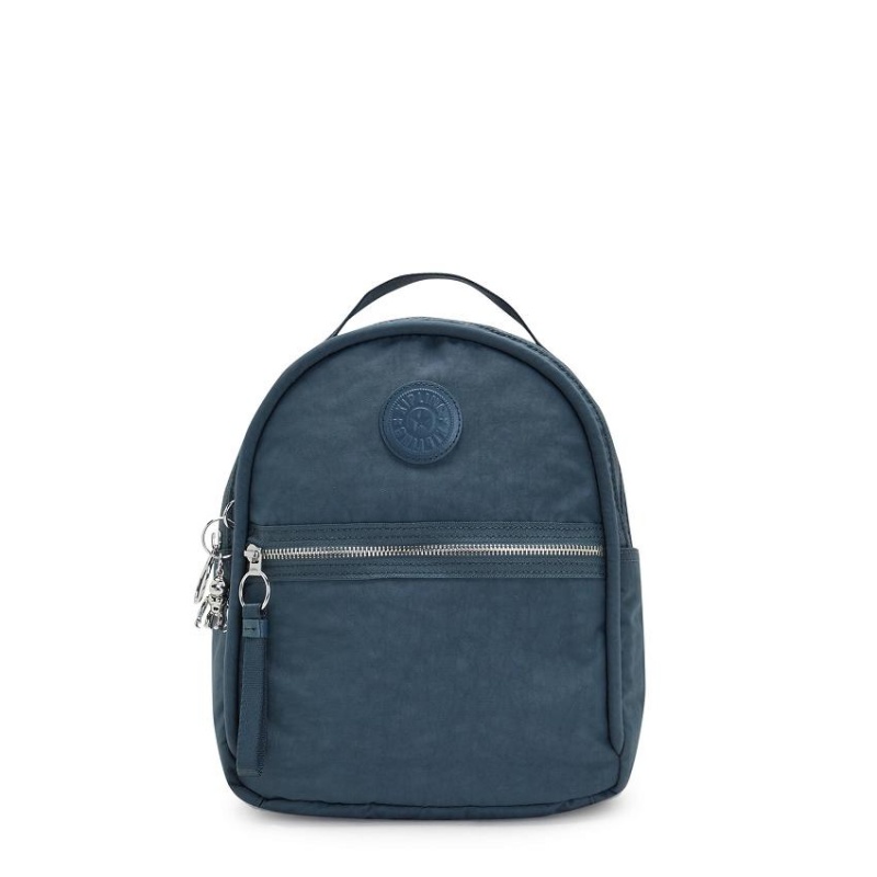 Navy Grey Kipling Kae Travel Backpacks | UAE-K1448M