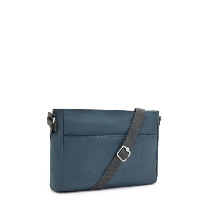 Navy Grey Kipling New Angie Crossbody Bags | UAE-K1658J