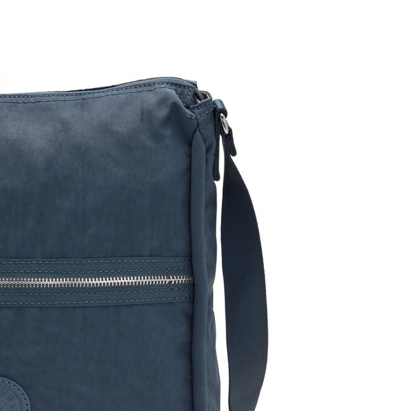 Navy Grey Kipling Oswin Shoulder Bags | UAE-K1982Y