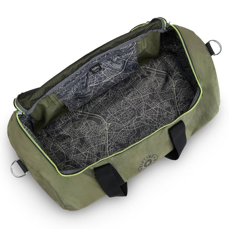 Olive Kipling Argus Medium Duffle Bags | UAE-K2003O