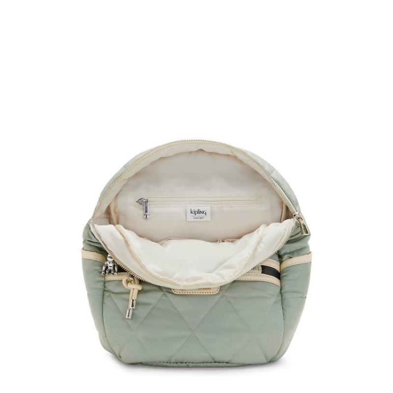 Olive Kipling City Pack Small Fashion Backpacks | UAE-K1232G