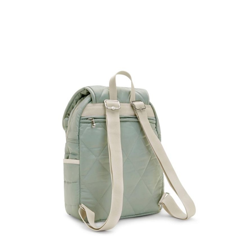 Olive Kipling City Pack Small Fashion Backpacks | UAE-K1232G