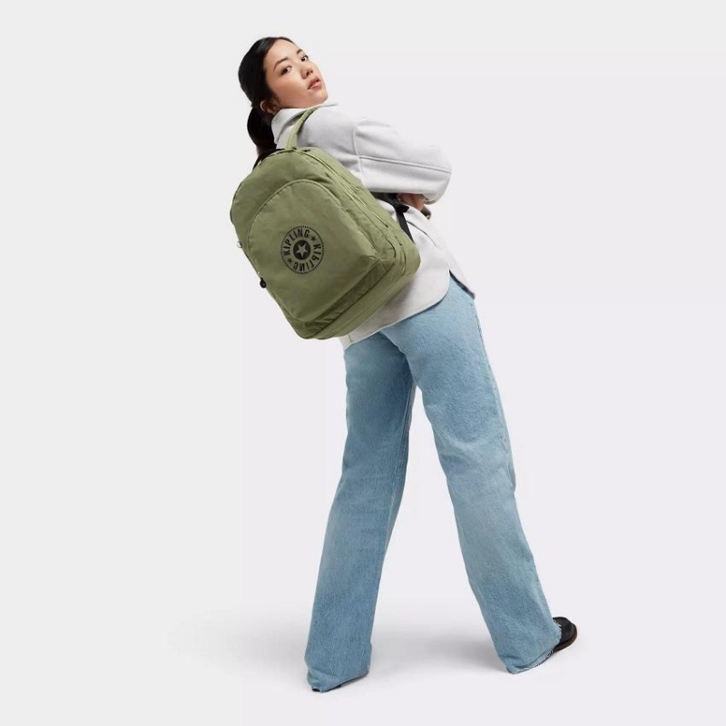 Olive Kipling Curtis Extra Large Laptop Backpacks | UAE-K1323T