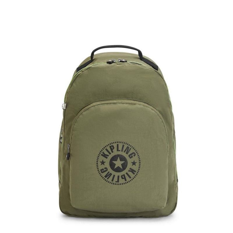 Olive Kipling Curtis Extra Large Laptop Backpacks | UAE-K1323T