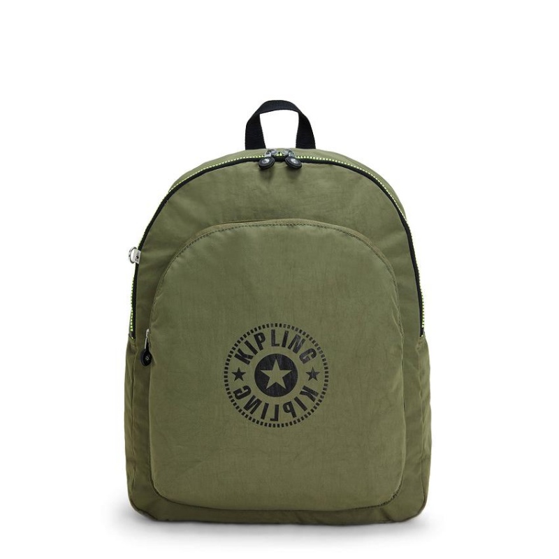 Olive Kipling Curtis Large Laptop Backpacks | UAE-K1325U