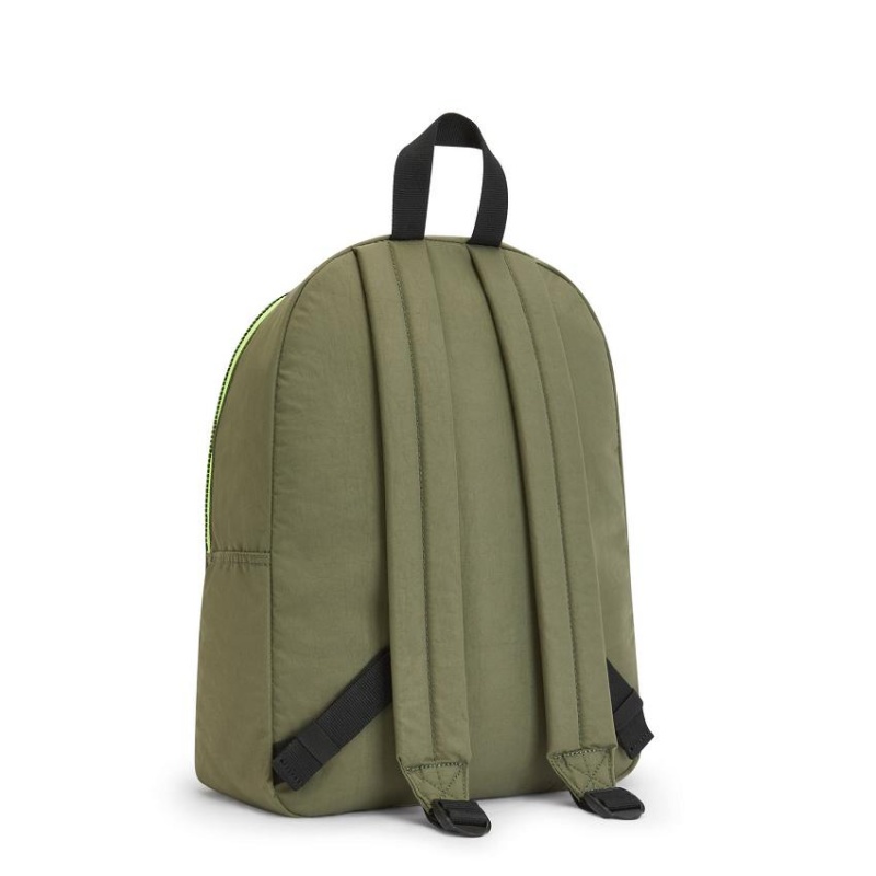 Olive Kipling Curtis Medium Travel Backpacks | UAE-K1424J