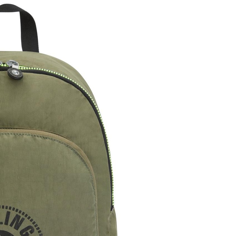 Olive Kipling Curtis Medium Travel Backpacks | UAE-K1424J