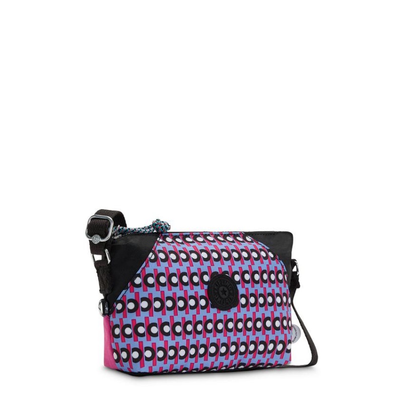 Pink Black Kipling Art Extra Small Crossbody Bags | UAE-K1507F