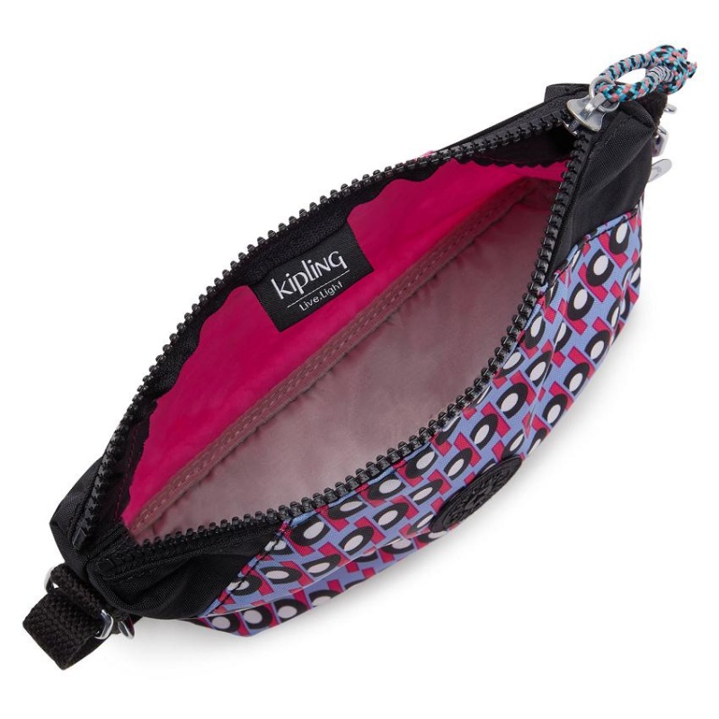 Pink Black Kipling Art Extra Small Crossbody Bags | UAE-K1507F