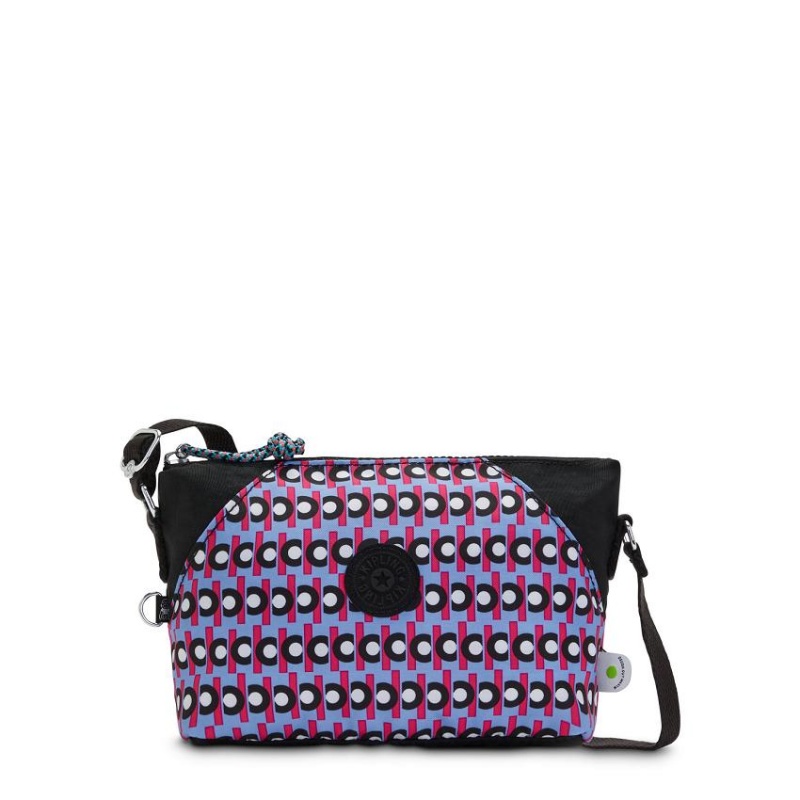 Pink Black Kipling Art Extra Small Crossbody Bags | UAE-K1507F