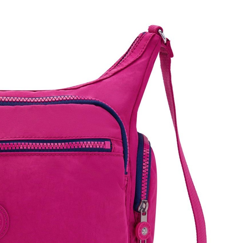 Pink Fuchsia Kipling Gabbie Crossbody Bags | UAE-K1570J