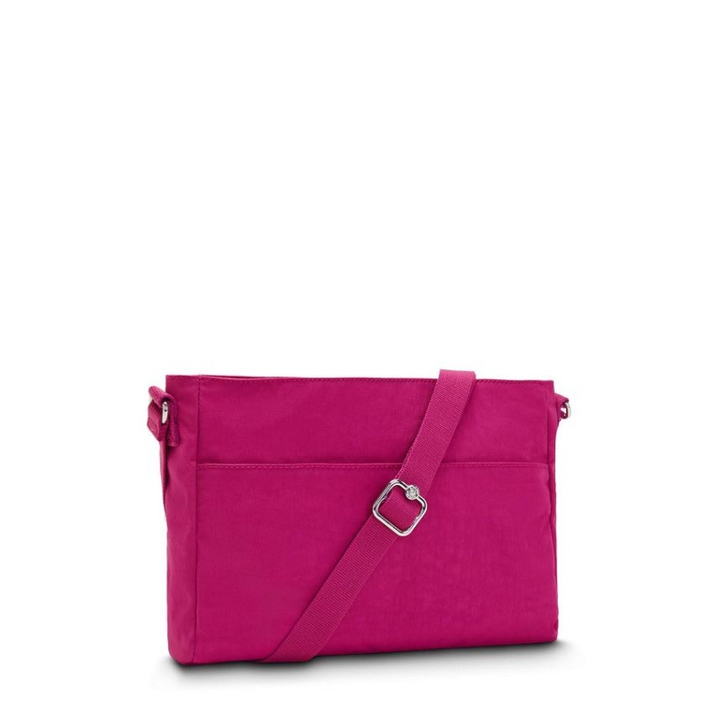 Pink Fuchsia Kipling New Angie Crossbody Bags | UAE-K1656D