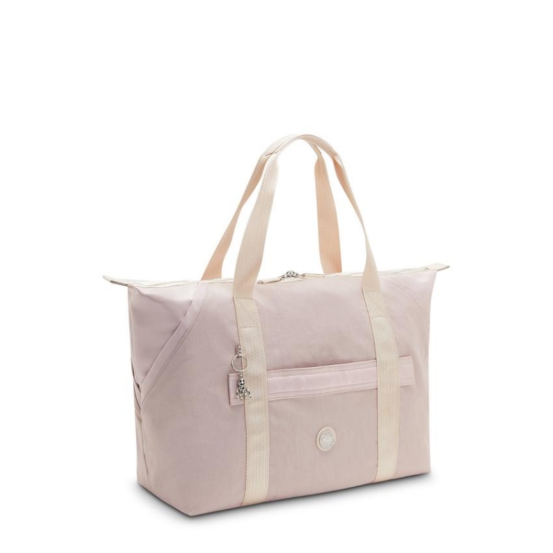 Pink Kipling Art Medium Tote Bags | UAE-K1745H