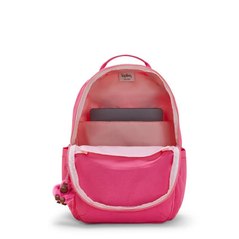 Pink Kipling Seoul Large Backpacks | UAE-K2188C