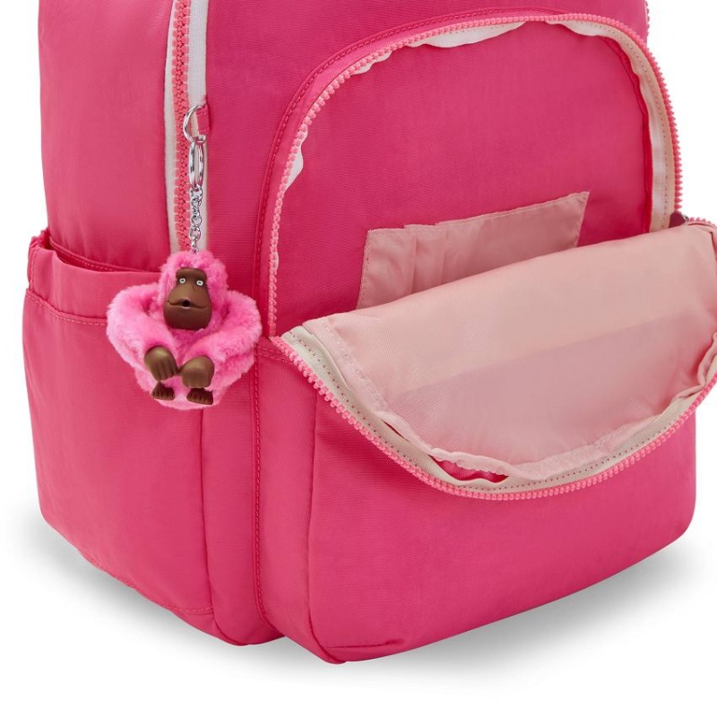 Pink Kipling Seoul Large Backpacks | UAE-K2188C