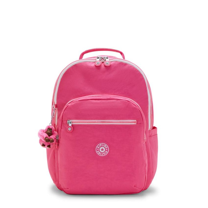 Pink Kipling Seoul Large Backpacks | UAE-K2188C