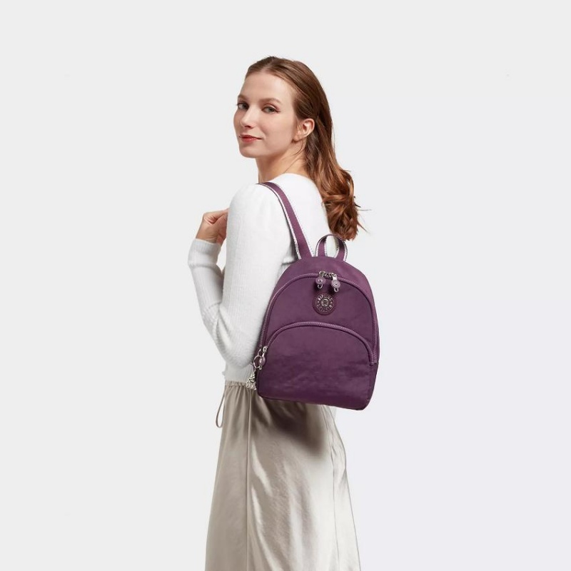 Purple Kipling Paola Fashion Backpacks | UAE-K1300I