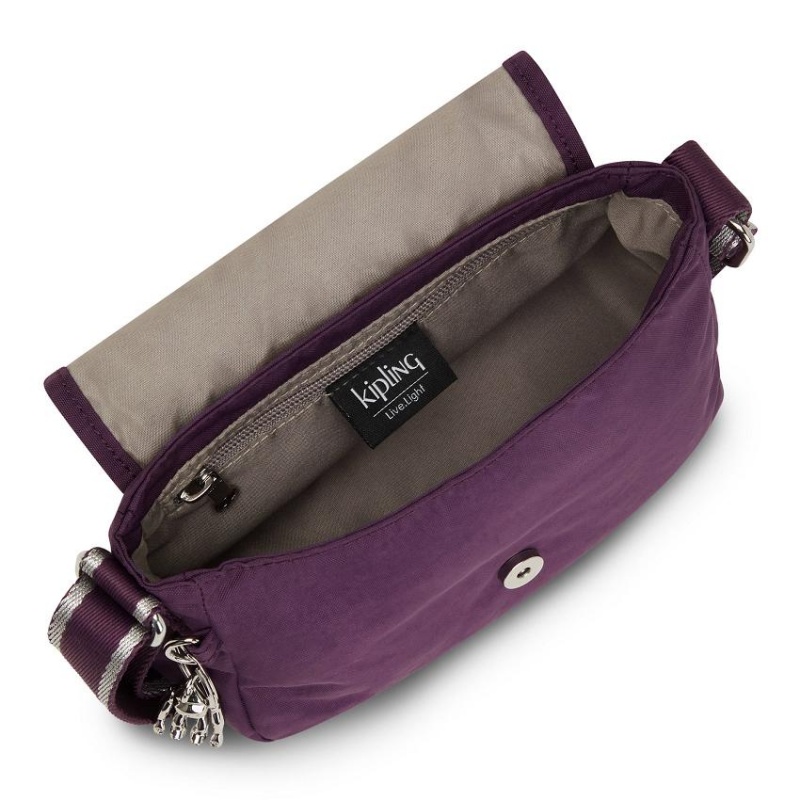 Purple Kipling Sabian Crossbody Bags | UAE-K1690W