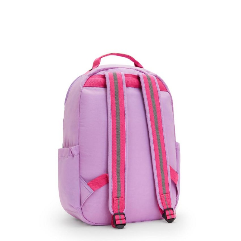 Purple Kipling Seoul Large Backpacks | UAE-K2186L