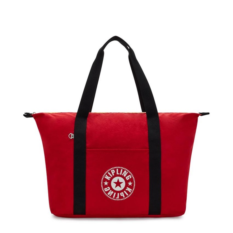 Red Kipling Art Medium Lite Duffle Bags | UAE-K2021F