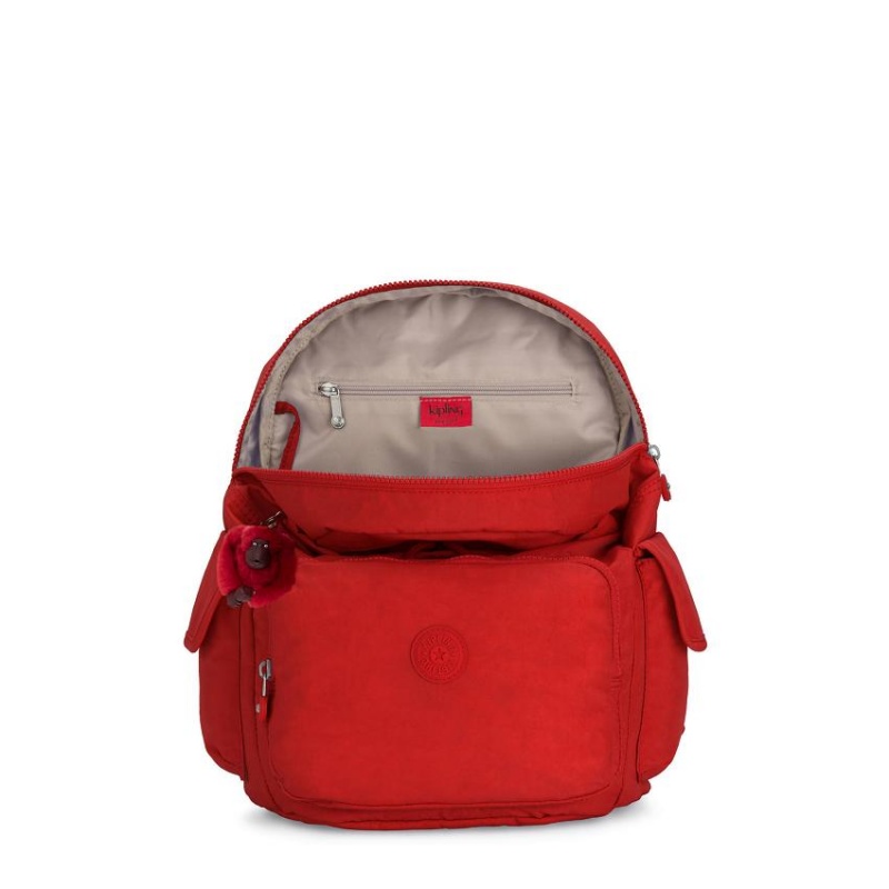 Red Kipling City Pack Backpacks | UAE-K2169H