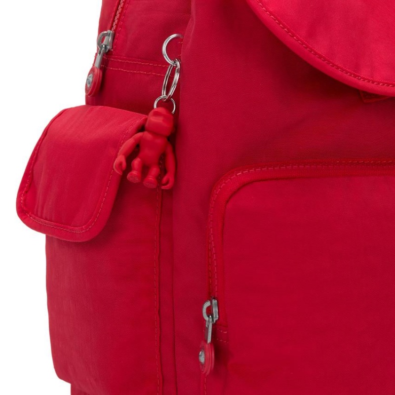 Red Kipling City Pack Fashion Backpacks | UAE-K1202F