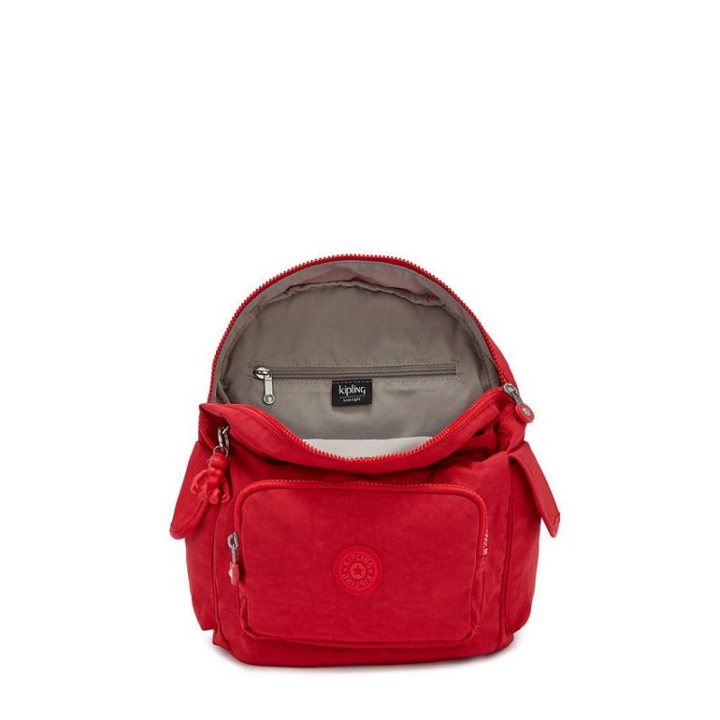 Red Kipling City Pack Small Fashion Backpacks | UAE-K1227N