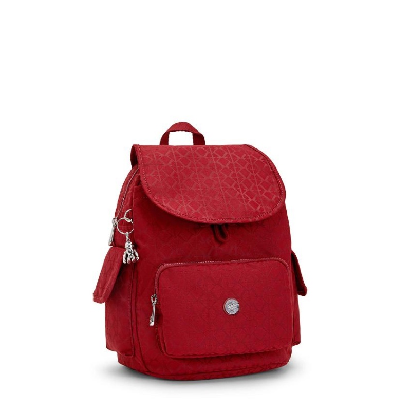 Red Kipling City Pack Small Fashion Backpacks | UAE-K1236Y