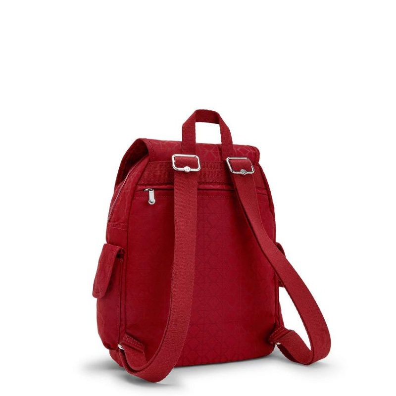 Red Kipling City Pack Small Fashion Backpacks | UAE-K1236Y