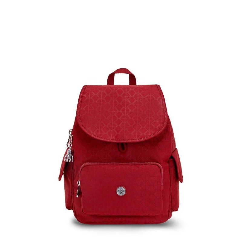 Red Kipling City Pack Small Fashion Backpacks | UAE-K1236Y