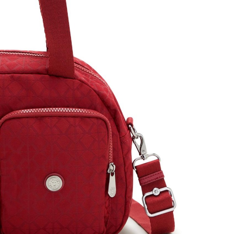 Red Kipling Cool Defea Crossbody Bags | UAE-K1539F