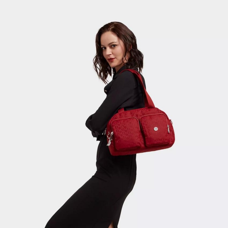 Red Kipling Cool Defea Crossbody Bags | UAE-K1539F