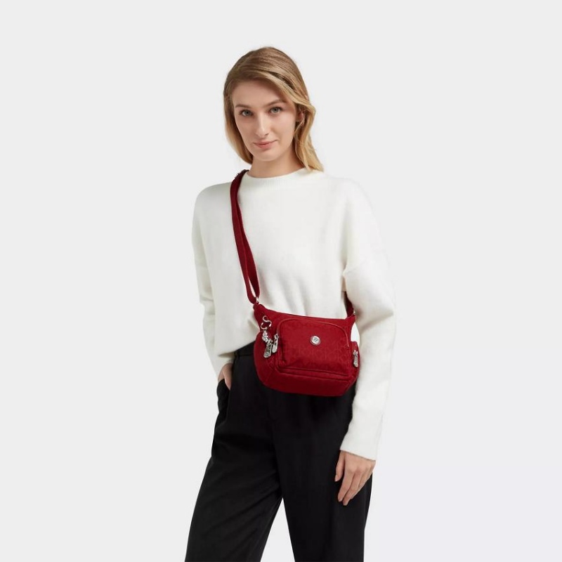 Red Kipling Gabbie Mini Crossbody Bags | UAE-K1577N