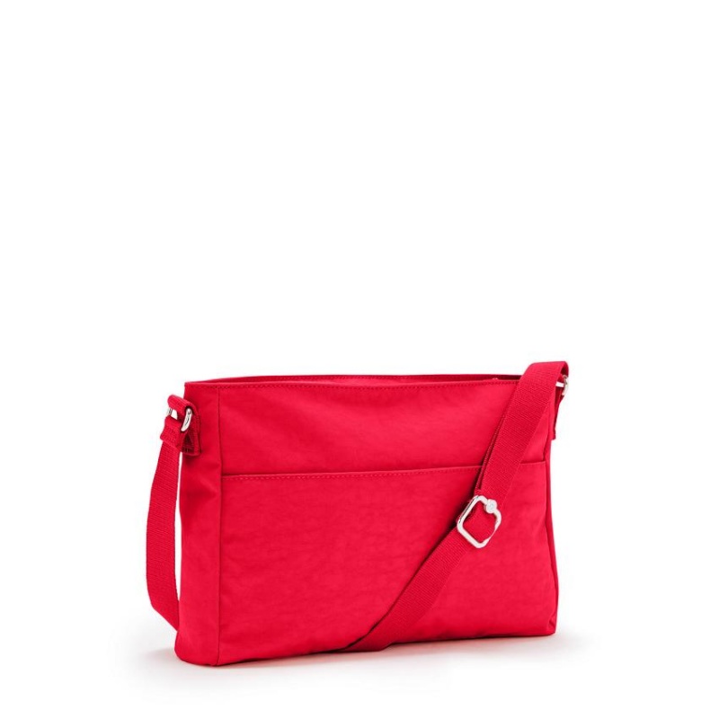 Red Kipling New Angie Crossbody Bags | UAE-K1650Y