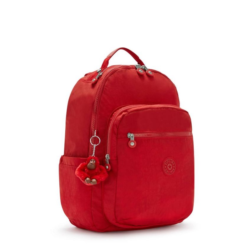 Red Kipling Seoul Large Backpacks | UAE-K2191N