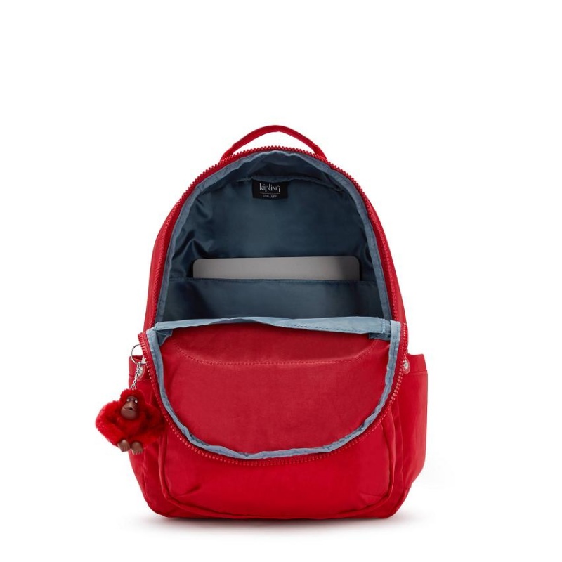 Red Kipling Seoul Large Backpacks | UAE-K2191N