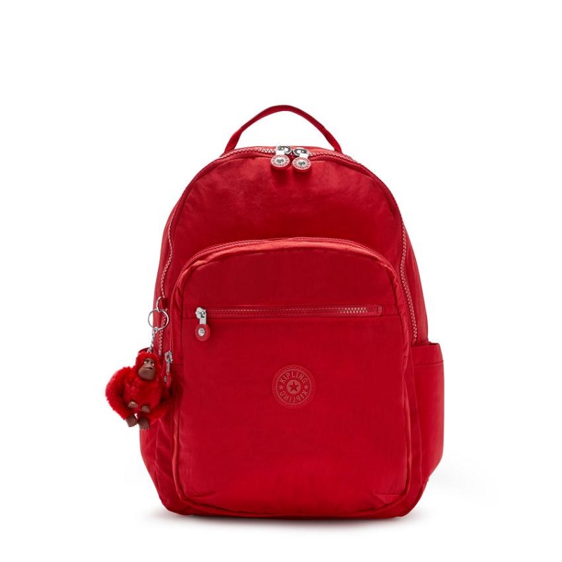 Red Kipling Seoul Large Backpacks | UAE-K2191N