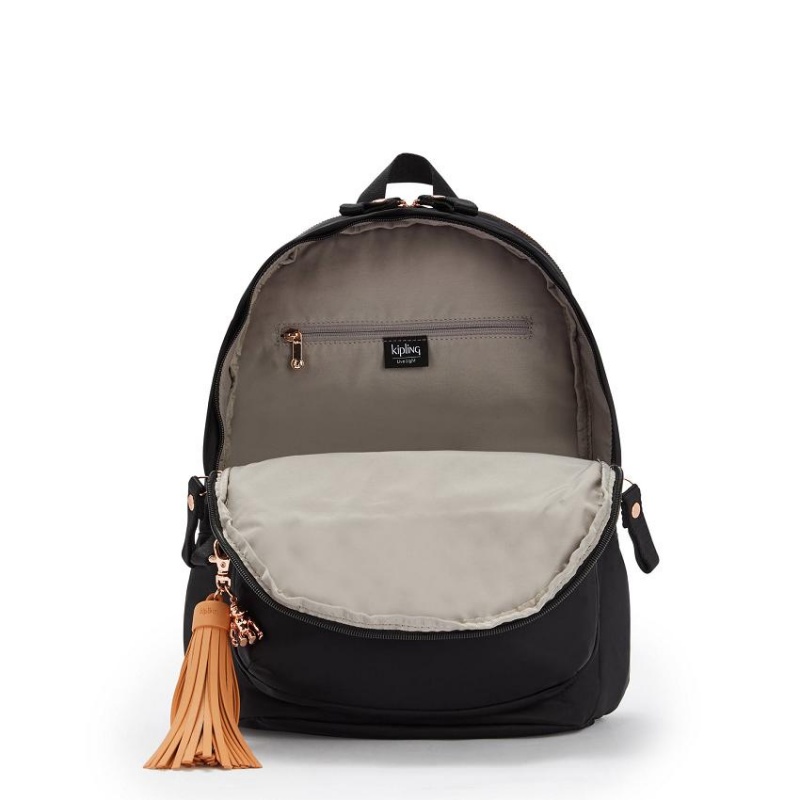 Rose Black Kipling Delia Medium Fashion Backpacks | UAE-K1264L