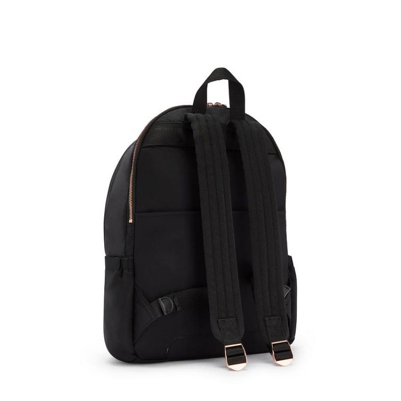 Rose Black Kipling Delia Medium Fashion Backpacks | UAE-K1264L