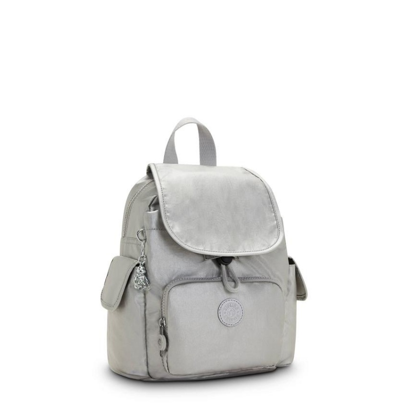 Silver Kipling City Pack Mini Fashion Backpacks | UAE-K1209T