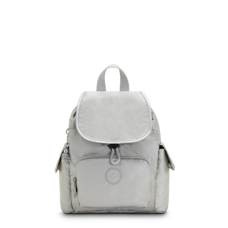 Silver Kipling City Pack Mini Fashion Backpacks | UAE-K1209T