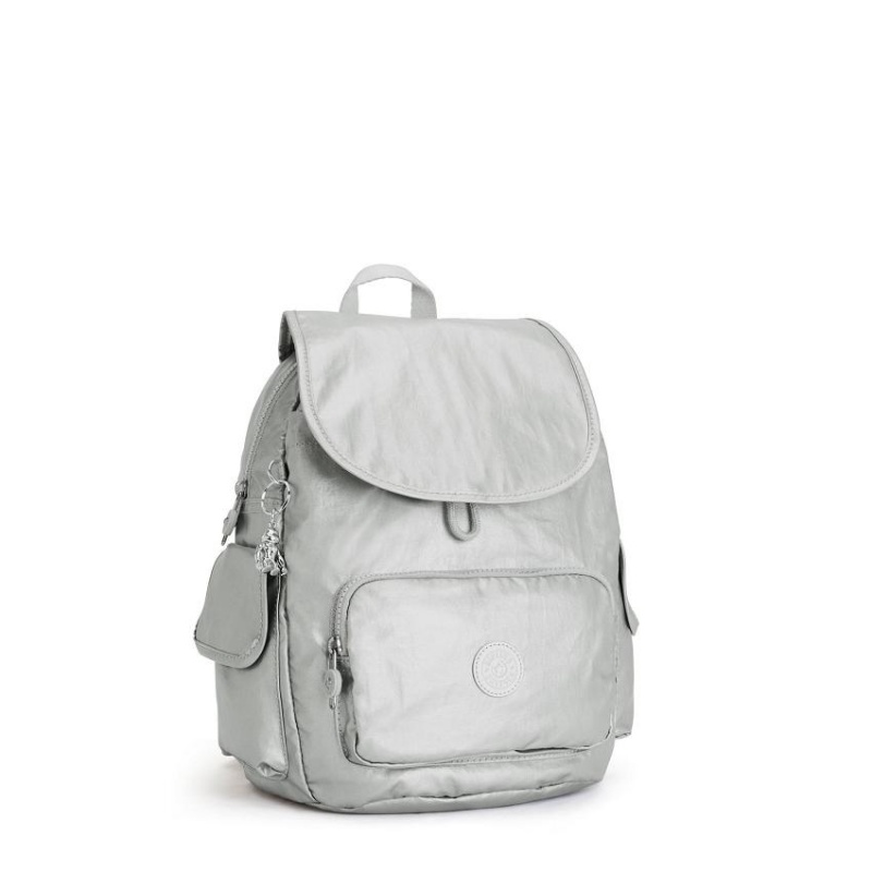 Silver Kipling City Pack Small Fashion Backpacks | UAE-K1221Z