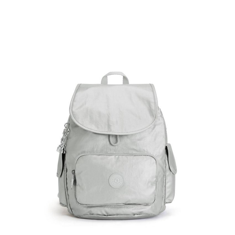 Silver Kipling City Pack Small Fashion Backpacks | UAE-K1221Z