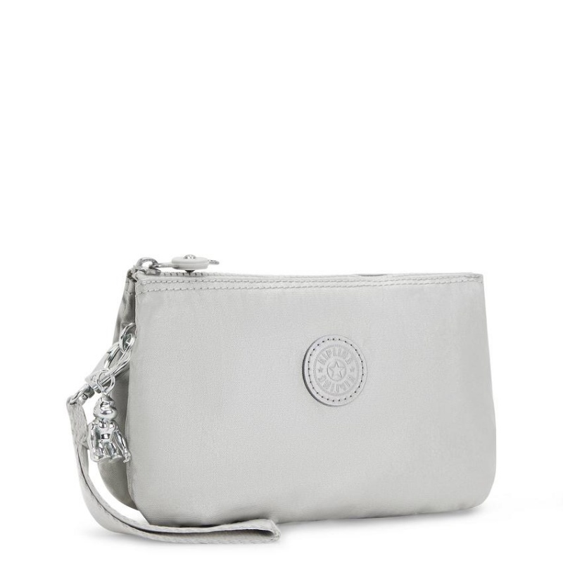 Silver Kipling Creativity Extra Large Makeup Bags | UAE-K1104Y