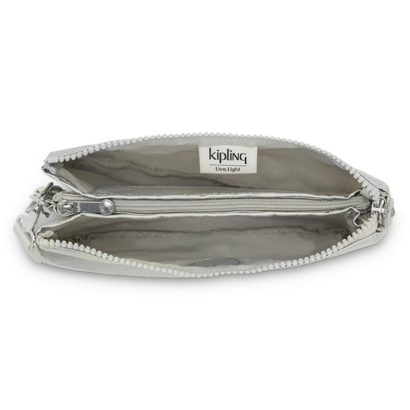 Silver Kipling Creativity Extra Large Makeup Bags | UAE-K1104Y