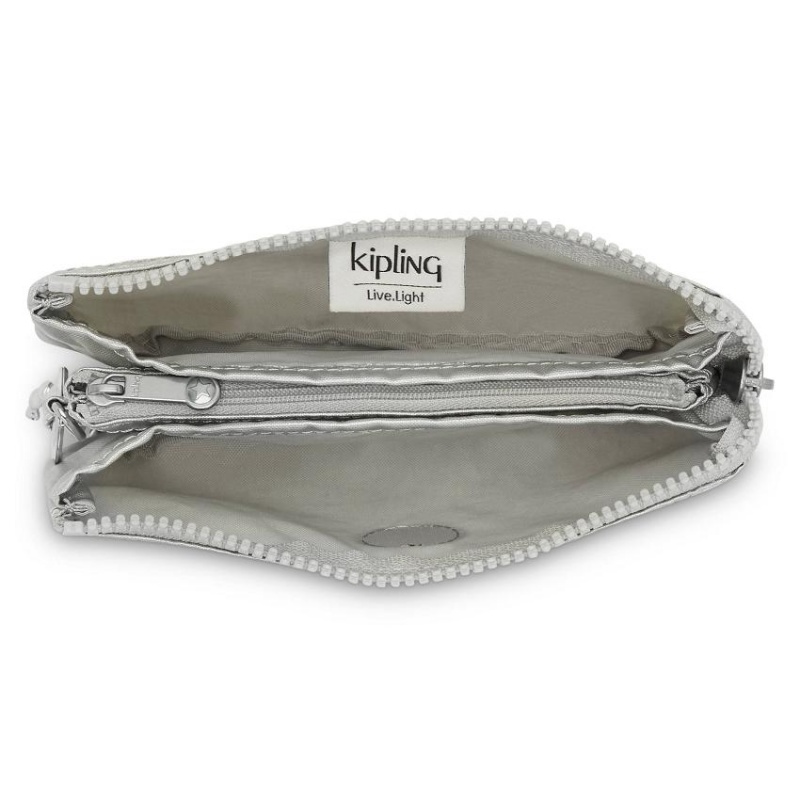 Silver Kipling Creativity Large Makeup Bags | UAE-K1110S